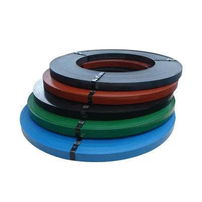 Professional Manufacturer Fanghua Q235B Grade Steel Band 0.8*32mm Color Coated GB Standard Black Painted Metal Steel Strip Steel