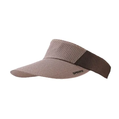 2026 Summer Customizable UV Protection Outdoor Adjustable Embroidered Logo Sports Daily Visor Cap for Cycling Travel Fishing