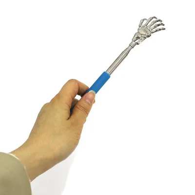 Wholesale Extendable Telescopic Back Itching Scalp Scratchers Telescopic Backscratcher Ghost Claw Stainless Steel Scratcher