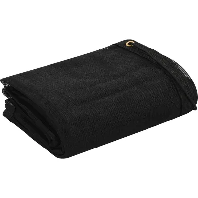 Heavy Duty Black Mesh Tarps Net for Dump Truck Tarp Sun Light Blockage and Garden
