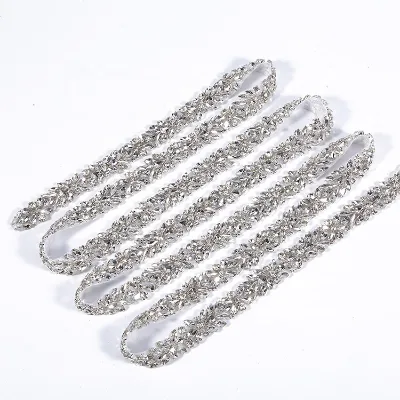 New Design and Hot Sale Crystal Bling Applique Belt for Wedding Sash RH1038