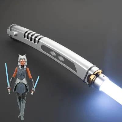 LGT SABERSTUDIO Curved LED Flashing Cosplay Light Sabers Ahsoka Ezra Bridger Heavy Duelling Toys Fans' Favourite Light-Up