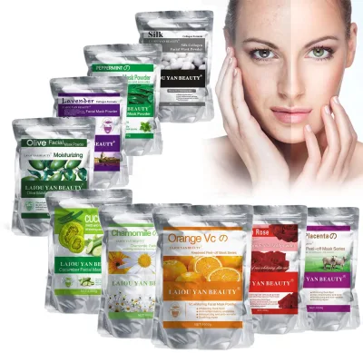 Skincare Whitening Face Mask Private Label Crystal Hydro Natural Peel-Off Facials for Anti-Aging Vitamin C Infused SPA Nose