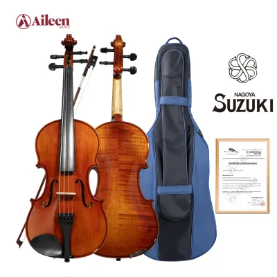 SUZUKI SC-15AL Selected Solid Spruce Top 4/4-1/16 Professional Moderate Cello Kit