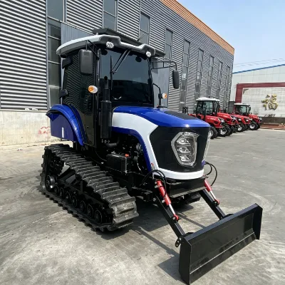 Africa Crawler Tractor Diesel 50-120HP Gear Transmission High Ground Clearance for Large Plantation Land Cultivation