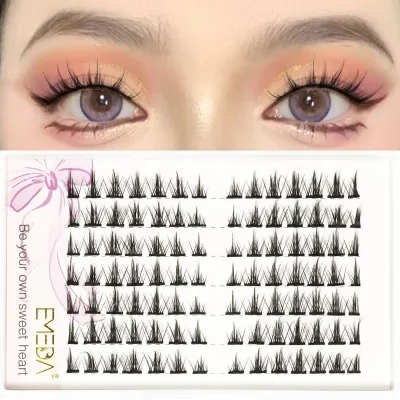 Manga Eyelashes Easily Done at Home Own Brand High Quality Wholesale Price Natural Effect DIY Eyelash Extensions