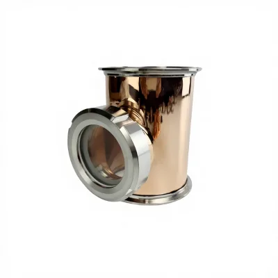 Brewing Equipment Pure Dew Distiller Self Brewing Steam Copper Still Distiller Sight Glass Tee
