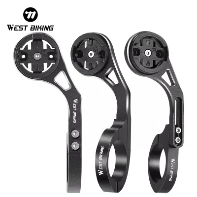 WEST BIKING Adjustable Aluminum Alloy Bike Computer Bracket Multifunction Professional Bicycle Bike Computer Accessories Bracket