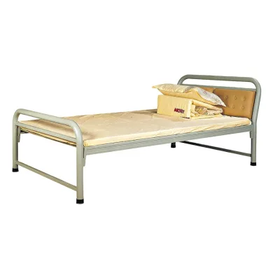 Factory Cheap Price Bedroom Single Bed Dormitory Steel Bed Heavy Duty Simple Style Hotel Metal Beds