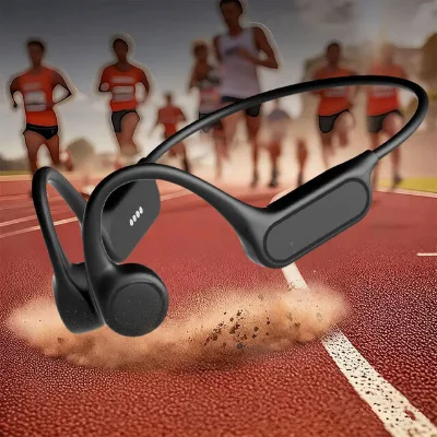 Bone Swim Conduction Headphones Open-Ear Bluetooth Wireless Sport Earphones for Running, Swimming & Sports, Workouts