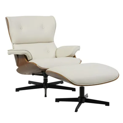 Leisure Chair Reclining with Footrest Ergonomic Bedroom Heavy Duty Comfortable Bentwood Factory Price Armrest Home Furniture