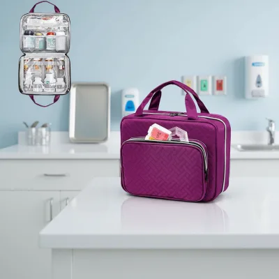 Medicine Bag for Traveling Pill Bottle Organizer Storage Large Medication Travel Case