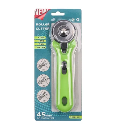 Custom Cuttable Multi-Purpose Round Blade Rolling Paper Cutter Portable Manual Power Leather Paper Cloth Cutter