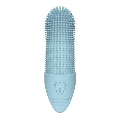 High Quality Finger Toothbrush Dog Cat Convenient Food Grade Silicone Toothbrush for Dogs