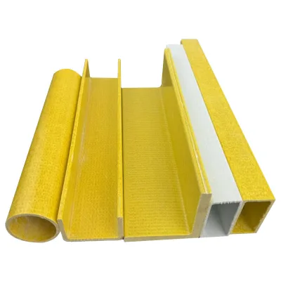 Easy Install Pultruded Fiberglass U Channel Anti-UV Smooth Structural Profile Aquaculture Farm Walkway Safety Guardrail Frame