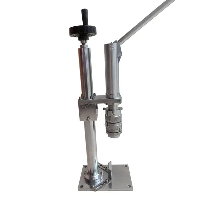 High Quality Semi Automatic Butane Gas LPG Aerosol Filling Crimping Machine Aerosol Spray Crimper