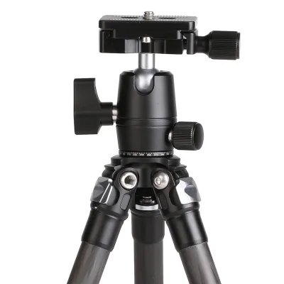 Carbon Fiber Mini Tripod,Lightweight Compact Travel Tripod for Photo Shoot for Live Streaming