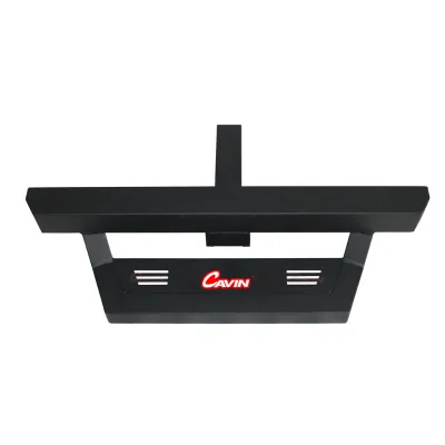 Factory Heavy Duty Steel Truck Hitch Step Textured Black New Bumper Guard Hitch Steps for 2inch Receivers Towing Tether