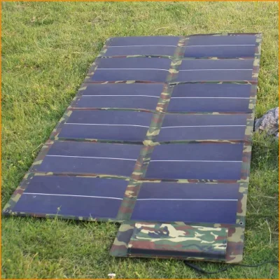 18V Solar Panel Charger, Solar Cell Charger Bag for Camping