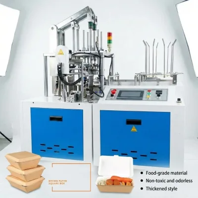 Small Food Grade Paper Box Forming Making Machine Compact Structure Small Paper Carton Forming Processing Machine