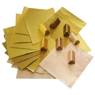Low Price Stock Sale Thick Chocolate Foil Wrapper  Aluminum  Paper High Quality