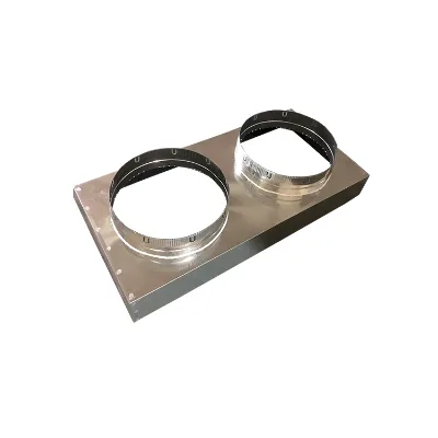 Steel HVAC Air Conditioning Return Air Box with Graphic Design Modern Style for Office Buildings