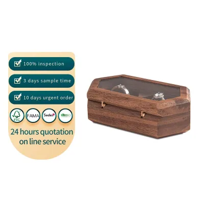 Double Ring Box for Wedding Ceremony, Wooden Pastoral Ring Box, Ring Box Fence Box, Ring Storage Box.