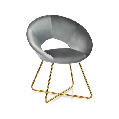 Nordic Design Leisure Chair Modern Living Room Chair With Golden Legs Contemporary Furniture Accent Chair