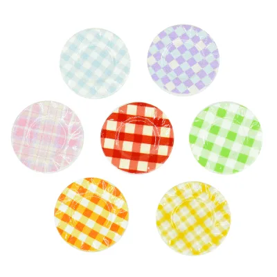 Mini Food Play Bread Dinner Plate Cream Glue Resin Cute Small Accessories Miniature Dessert Plate DIY Art Holiday Handmade