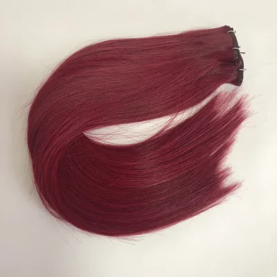 99J AMON HAIR Chinese Remy Invisible for 18" Single Weft Dyed Hair Extension for Wholesale Distributors