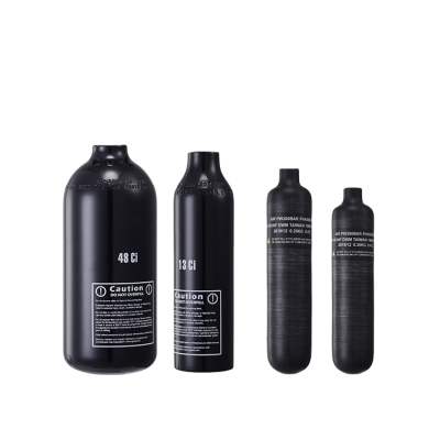 Wholesale Air Gun Cylinder Aluminum Carbon Fiber Cylinder for Air Gun Shooting