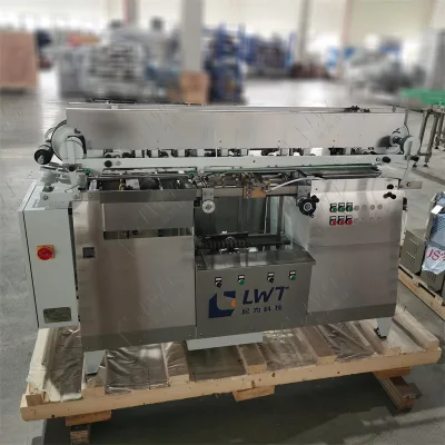 Automatic Horizontal Vibrating Disc Labeling Machine for Cillin Glucose Bottles Can Print Date Batch Number-for Glass Paper