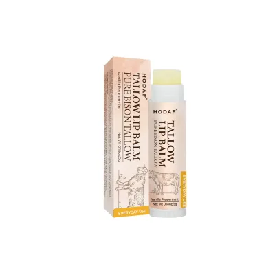 OEM Long-Wearing Tallow Lip Balm Beef Tallow Balm Non-Greasy & Customized for All-Day Comfort