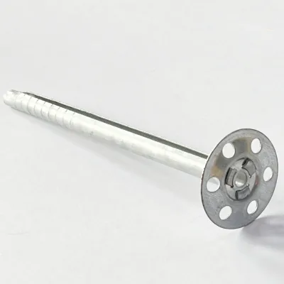 Perforated Base Metal Insulation Fixing,Galvanized Insulation Wall Plugs 8mm Pre-galvanized Metal Insulation Fixing