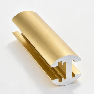 Customized Modern Aluminum Alloy Durable Bathroom Shower Glass Door Header Kits with Easy Installation U Shaped Slot