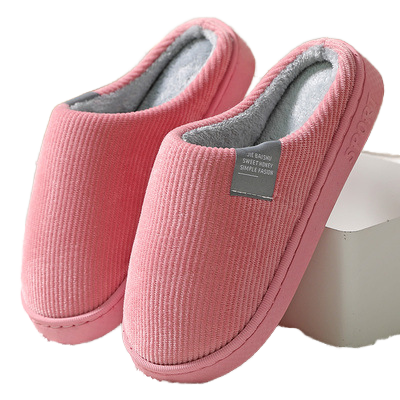 CHIQUE Winter Indoor Home Slippers for Couples Anti-Slip Warm Shoes for Men and Women with Velvet Touch