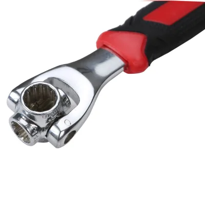 360 Degree Rotating Adjustable Wrench Spanner Universal tiger Wrenc Rotating Head Socket Wrench