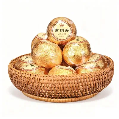 High Quality Big Red Orange Puer Tea From Yunnan, Old Tree Tangerines Puer Tea Ball