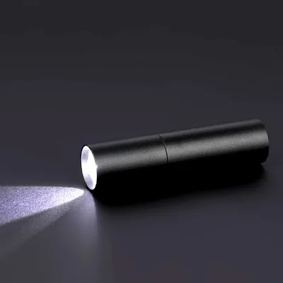 USB Small Flashlight Rechargeable Highlight Pocket Flashlight LED Multi-function Fixed Focus Students Home Outdoor