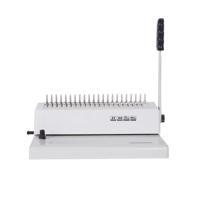 Shujun C12 Comb Binder Rubber Ring A4 A5 21-hole Comb Book Binding Machine For Office School