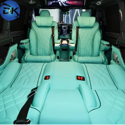 Dingkong Luxury Commercial Vehicles VIP Captain Rear Seat Interior Kits Upgrade for Mercedes-Benz VITO V-Class | OEM Custom