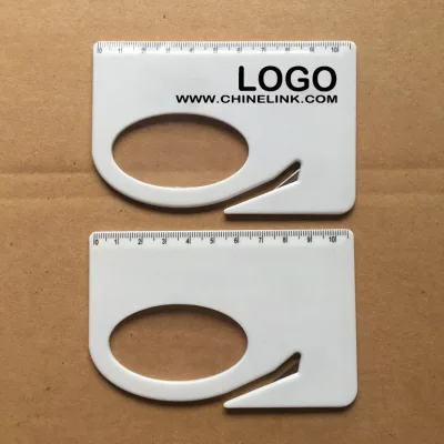 Customized Universal Letter Slitter Plastic Cheap Envelope Opener with Safety Concealed Razor Blade