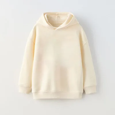 EM Custom Slogan Puff Print Pullover Hoodies for Kid