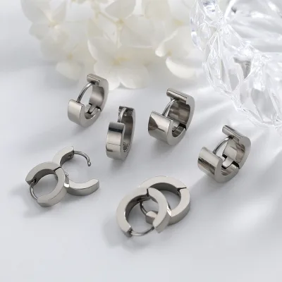 Wholesale Multi Size Stainless Steel Ear Hook Simple and Versatile Non-pierced Ear Clips for Earring
