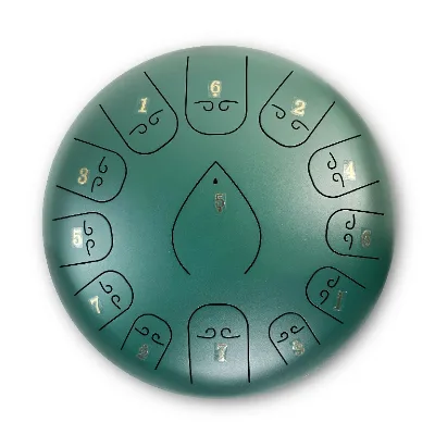 Factory Offer Music Therapy Steel Handpan Tongue Percussion Drum Wholesale Manufacture With Stick Tongue Drum