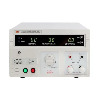 Wholesale RK2678YM 110V 220V 230V 30A 0-600m Ohm Medical Safety Double Clamp Earth Grounding Resistance Tester Equipment