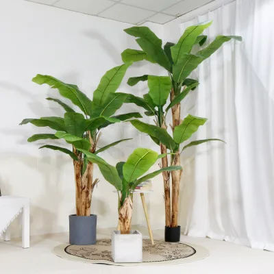 New White Color Flocking Simulation Succulent Green Plant for Home Decoration