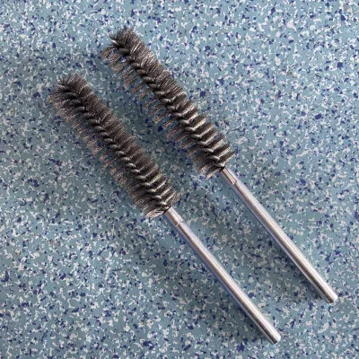 Steel Handle-equipped Steel Wire T-shaped Cleaning Rust Removal and Deburring Wire Brush