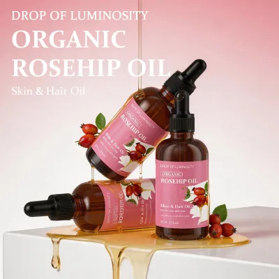 Blemish Appearance Care Skin Smoothing Wholesale Organic Cold Pressed Pure Natural Virgin Rosehip Seed Oil