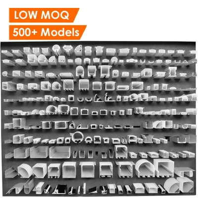 Low Profile Light Ceiling Recessed Drywall Corner Aluminium LED Profile Light